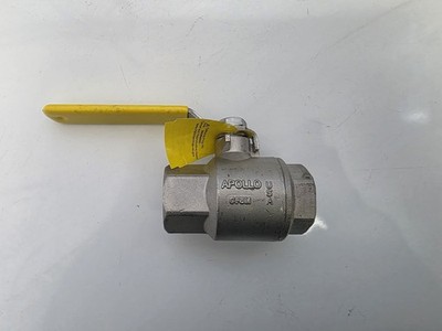 APOLLO 1'' FULL PORT STAINLESS STEEL THREADED BALL VALVE,  76F-105-01A