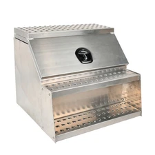 30"X28"X25"Heavy Duty Side Mount Truck Tool Box Trailer RV Tool Storage Lock&Key