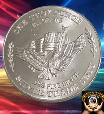 1 Troy Oz .999 Silver Vintage Eagle US Flag Coin, US Assay Fast Ship ? 99.00 per troy oz