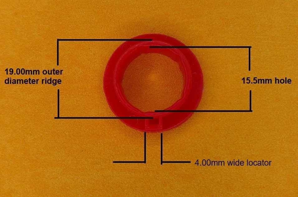  ARBUSTOS DE PEDAL DE FRENO Y EMBRAGUE FORD CAPRI MK2, MK3 (Juego de 4) Foto 2 de 4