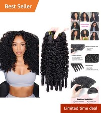18 20 22 Inch Burmese Curly Bundles Human Hair 3 Bundles Brazilian Remy Hair ...