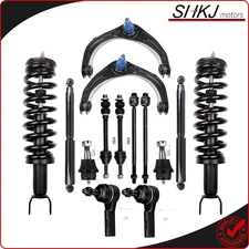 For 2006-2008 Dodge Ram 1500 4WD 5 Lug Front Struts Upper Control Arms Kit