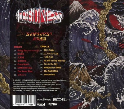 LOUDNESS - SUNBURST (2CD DIGIPAK) NEW CD