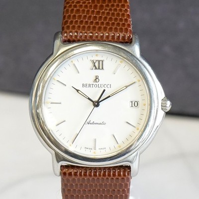 Bertolucci Automatic Dress Watch Date Round 36mm Swiss Made Ref. 704 41-2158