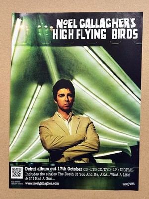 NOEL GALLAGHER HIGH FLYING BIRDS MEMORABILIA Original music press advert from 20