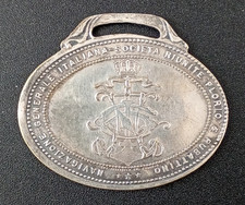 MEDAGLIA SOCIETÀ NAVIGAZIONE ITALIANA FLORIO E RUBATTINO TRANSATLANTICO RICORDO