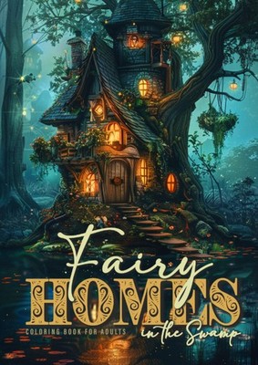 Monsoon Publishing Fairy Homes in the Swamp Coloring Book for Adults (Paperback)