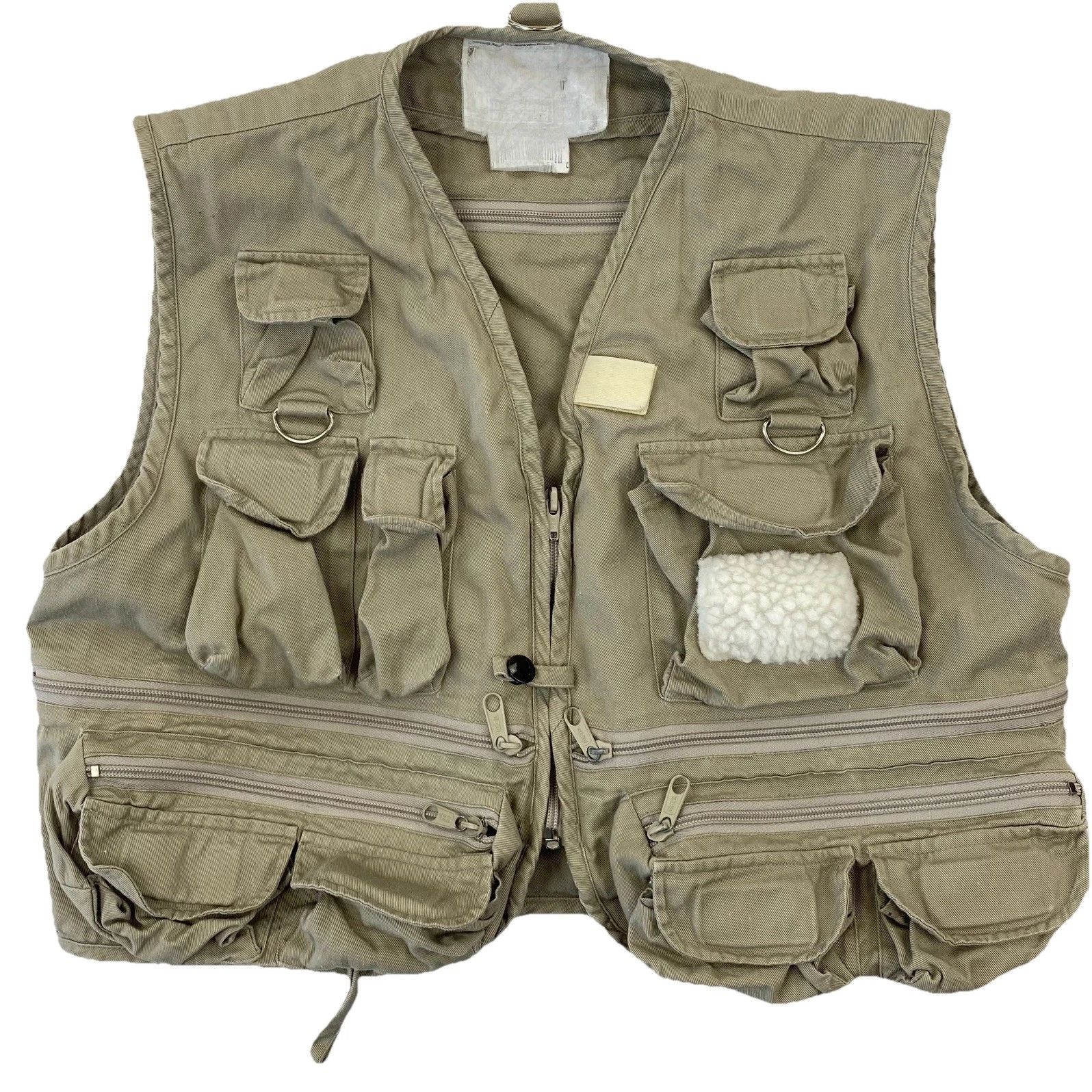 Vintage Danielson Easy Drifter Tan Fly Fishing Utility Vest Men’s Size Small
