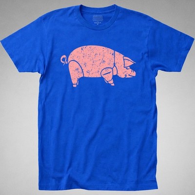 David Gilmour Pig Pink Floyd Animals T Shirt As worn by 1977 the wall syd barett