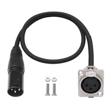 Cable Female To Male 3 Pin Panel Mount Cable D Collection Metalsmithing Voice