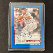 🔌IU 2026 TOPPS SERIES 1 BASEBALL 1991 TOPPS AUTO BLUE /150 RC GRANT TAYLOR