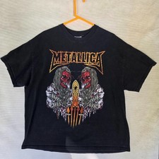 Vintage Metallica Summer Sanitarium 2003 Tour T-Shirt Adult XL Black Pushead
