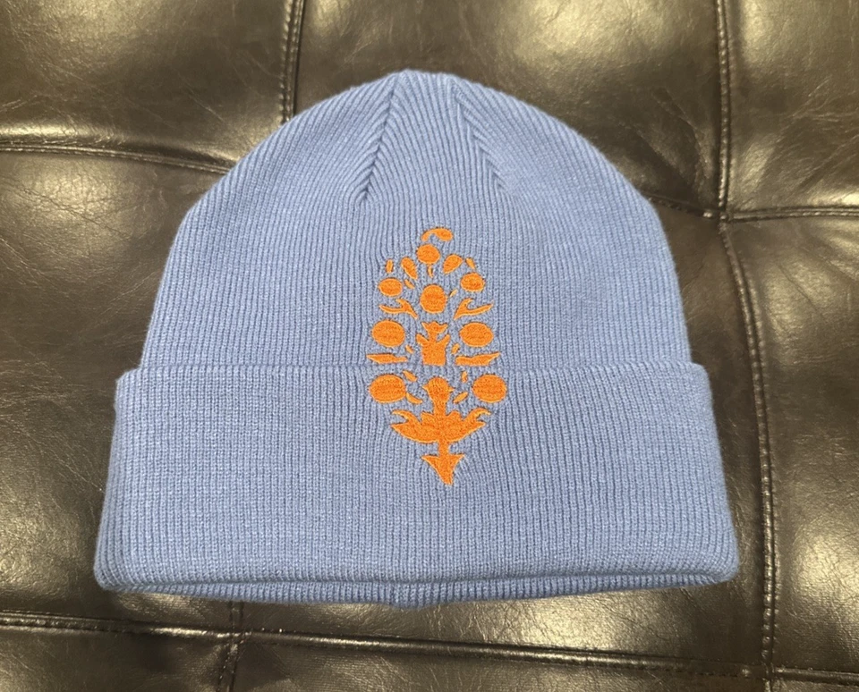 Boné gorro Free People Movement feminino tamanho único icônico chapéu buti azul laranja - Imagem 2 de 4