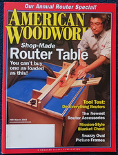 American Woodworker Magazine - March 2003 Edition - Annual Router Issue  More 