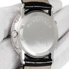 Blancpain watch 6595-1127-58 Villeret Moonphase Triple Calendar Black 3