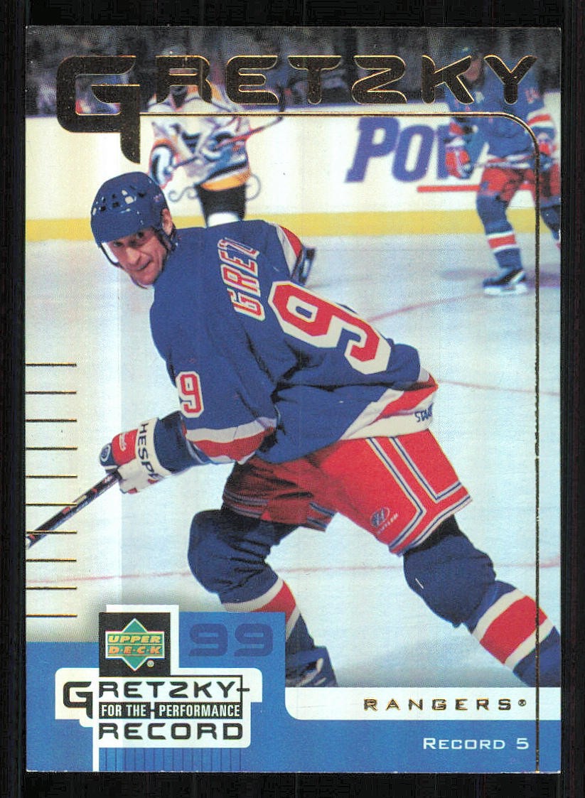 1999-00 McDonald's Upper Deck Performance for the Record #5 Wayne Gretzky