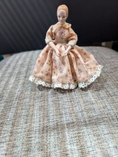 Antique Porcelain China Head Doll Featuring A Glazed Ceramic Doll Head