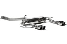 FOX Sportauspuff re li je 2x76 gerollt schräg für Seat Altea XL 4x4 Freetrack 5P