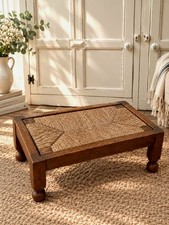 Antique Heals Arts and Crafts Oak Footstools C1910 Art Deco