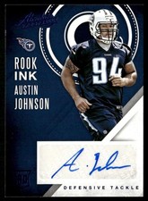 2016 Absolute Rook Ink Blue Austin Johnson Auto Penn State Nittany Lions #7
