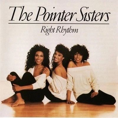 THE POINTER SISTERS : RIGHT RHYTHM (CD) DISC+FRONT & BACK CVR ART-NO CASE-LN