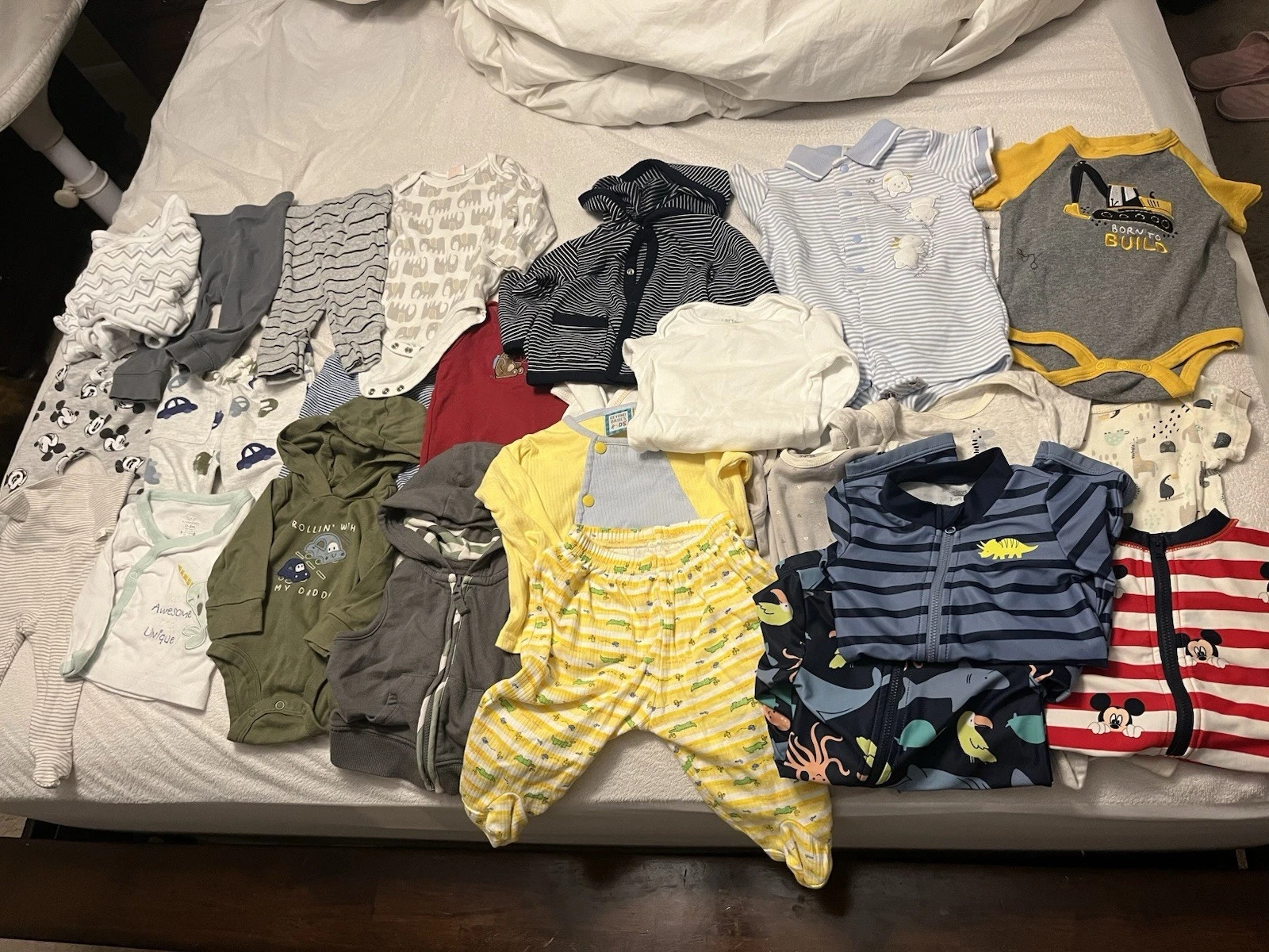 Baby Boy Clothes Size 0-6 Months Lot Of 27
Opens in a new window or tab
