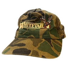 Whitetail Green Camo Baseball Cap Made in USA Trucker Snapback Hat MMB Headwear