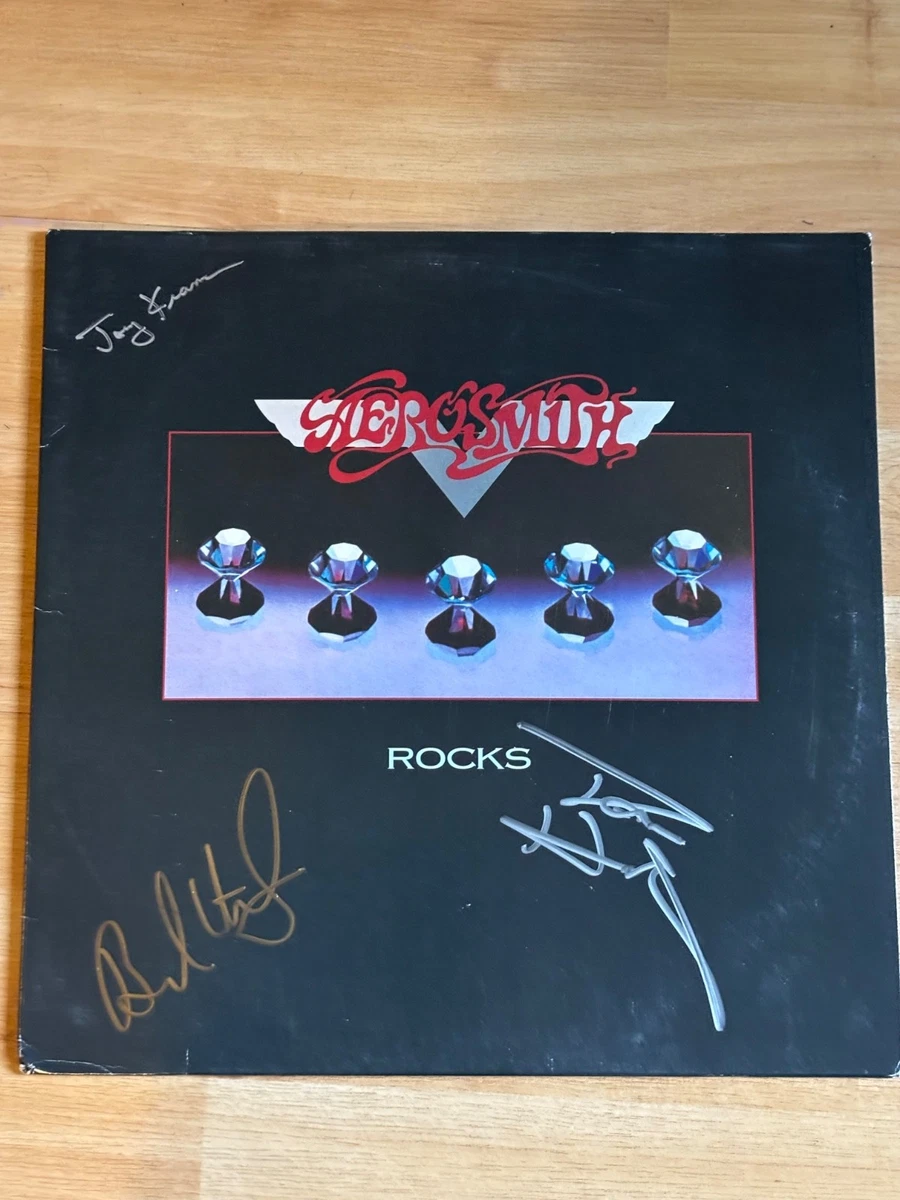 Aerosmith Signed In Original Autographed Rock & Pop Records for