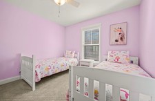 2 Girls Twin Cotton Quilted Comforters Pink  White Mermaids Print EUC