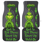The Grinch Car Floor Mats, Get In Sit Down Hold On Zip Style Car Floor Mat