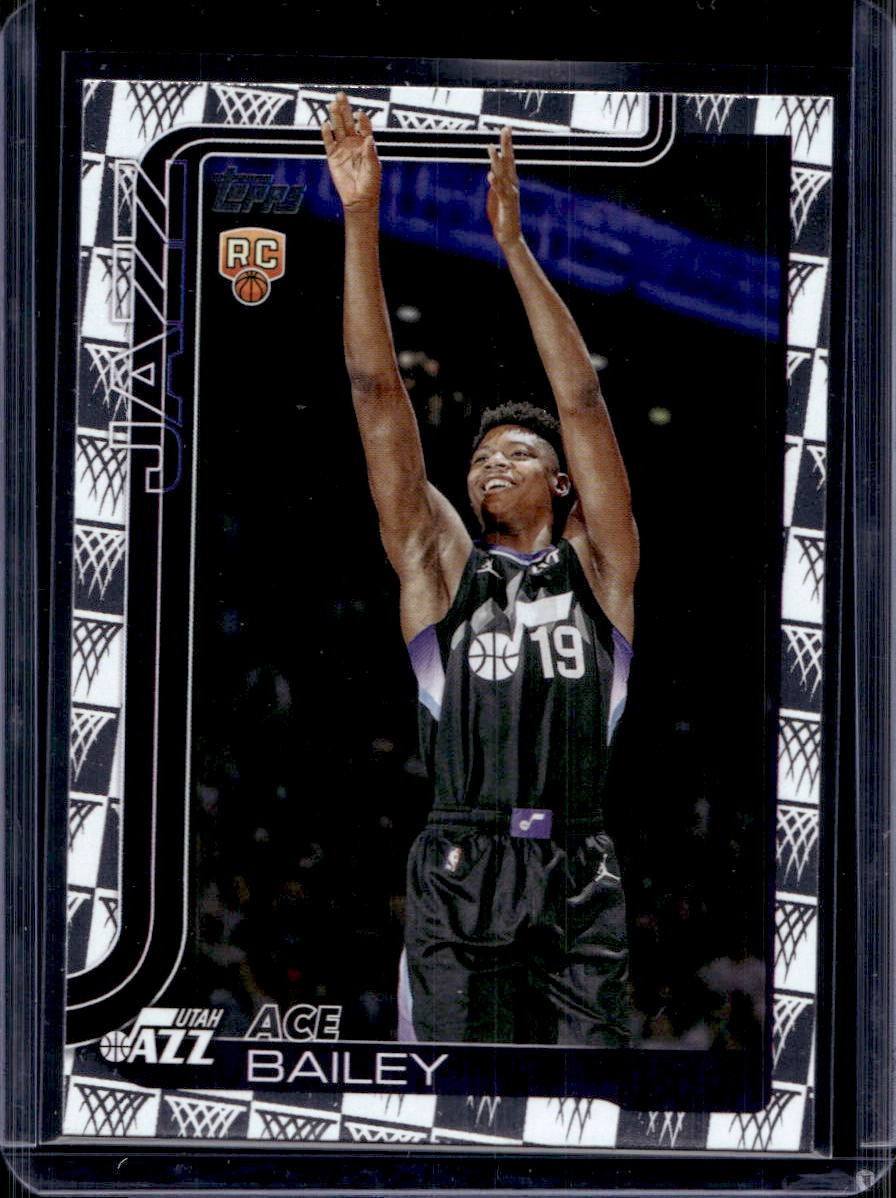 Ace Bailey 2025-26 Topps #205 Rookie Season Tip Off