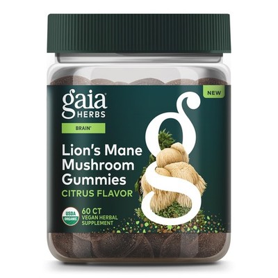 Lion's Mane Mushroom Gummies - Brain Support Supplement* - Made with Organic ...