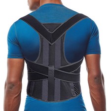 Back Brace Posture Corrector for Men Women Lumbar Shoulder Support Pain Relief M