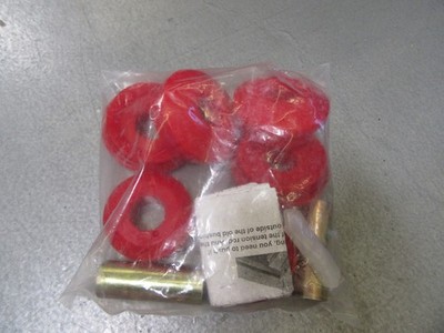 Energy Suspension 7.7105R Front Tension Radius Rod Bushings Red Polyurethane