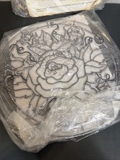 TRI CHEM SUN GLO 1151 TRICHEM Roses 11” Round New Vintage Instructions