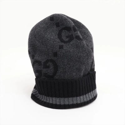 Gucci 676827 Knit cap M Cashmere Gray | eBay