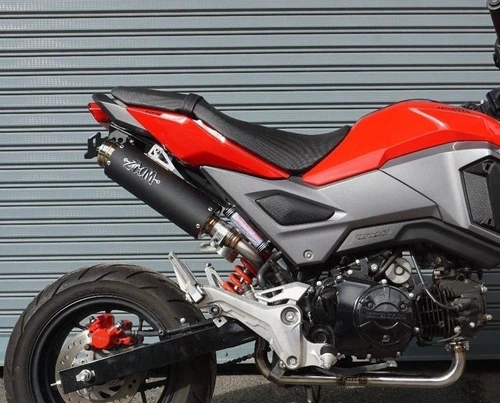 ZoOM Exhaust Honda GROM 125 MSX SF 2017-2020 Full System High Mount Black 2SLZ