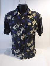  8338 IZOD ALOHA HAWAIIAN SHIRT MEN'S LARGE GOOD USED