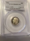 1963 PCGS PR66 DCAM Roosevelt Dime