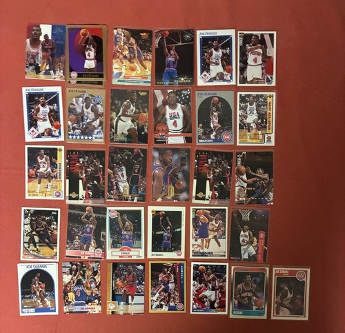 Joe Dumars Basketball Card Lot (410). Pistons HOF. Inserts, Parallels + Base - Picture 8 of 8