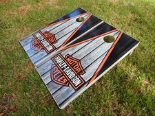 Regulation Laminated Harley Davidson Cornhole boards W/Bags