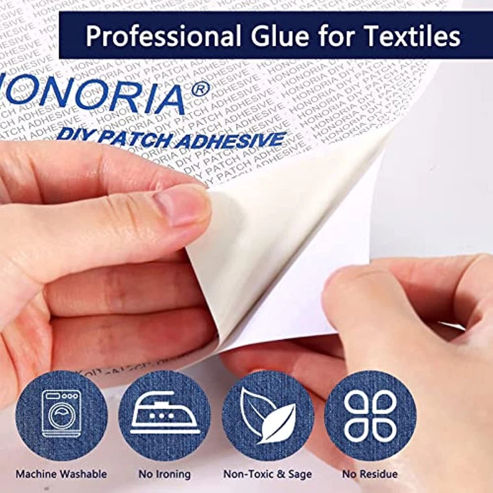 Magic Cut Fit Freestyle Double-Sided Patch Adhesive Kit No Sewing Washable - Image 4 of 4