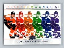 2021-22 UD Series 1 Electromagnetic  #EM-10 Joel Farabee Philadelphia Flyers