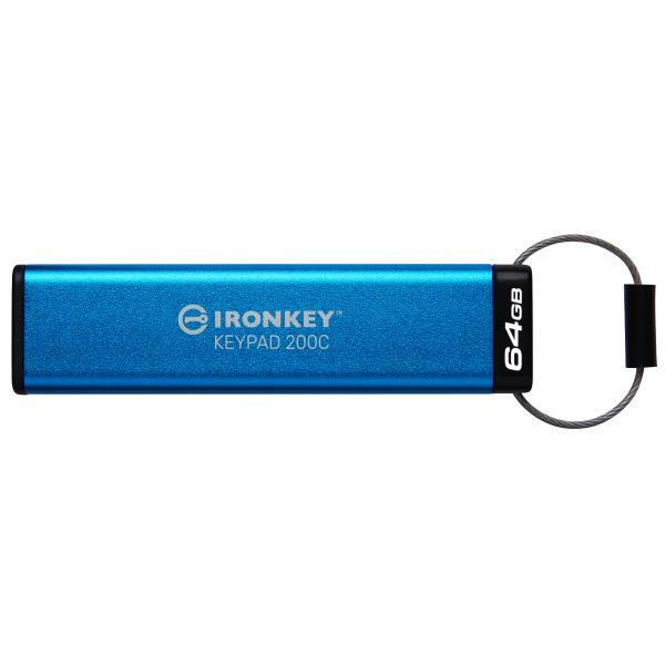 Kingston Technology IronKey Keypad 200C USB-C da 64 GB, FIPS 140-3 livello 3 [in