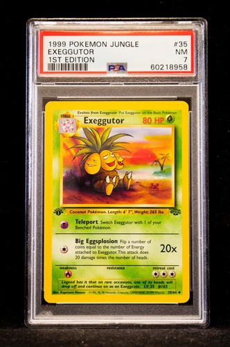 Exeggutor (1st Edition) graded PSA 7 for sale on eBay