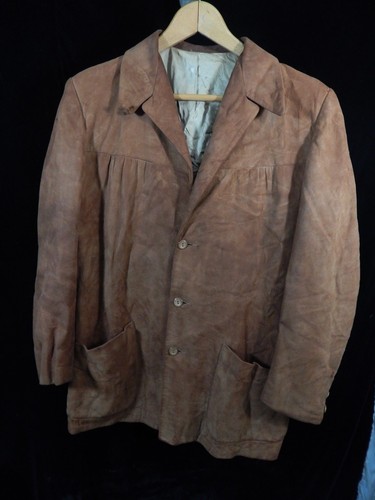 Vintage Men's Scully Brown Suede 