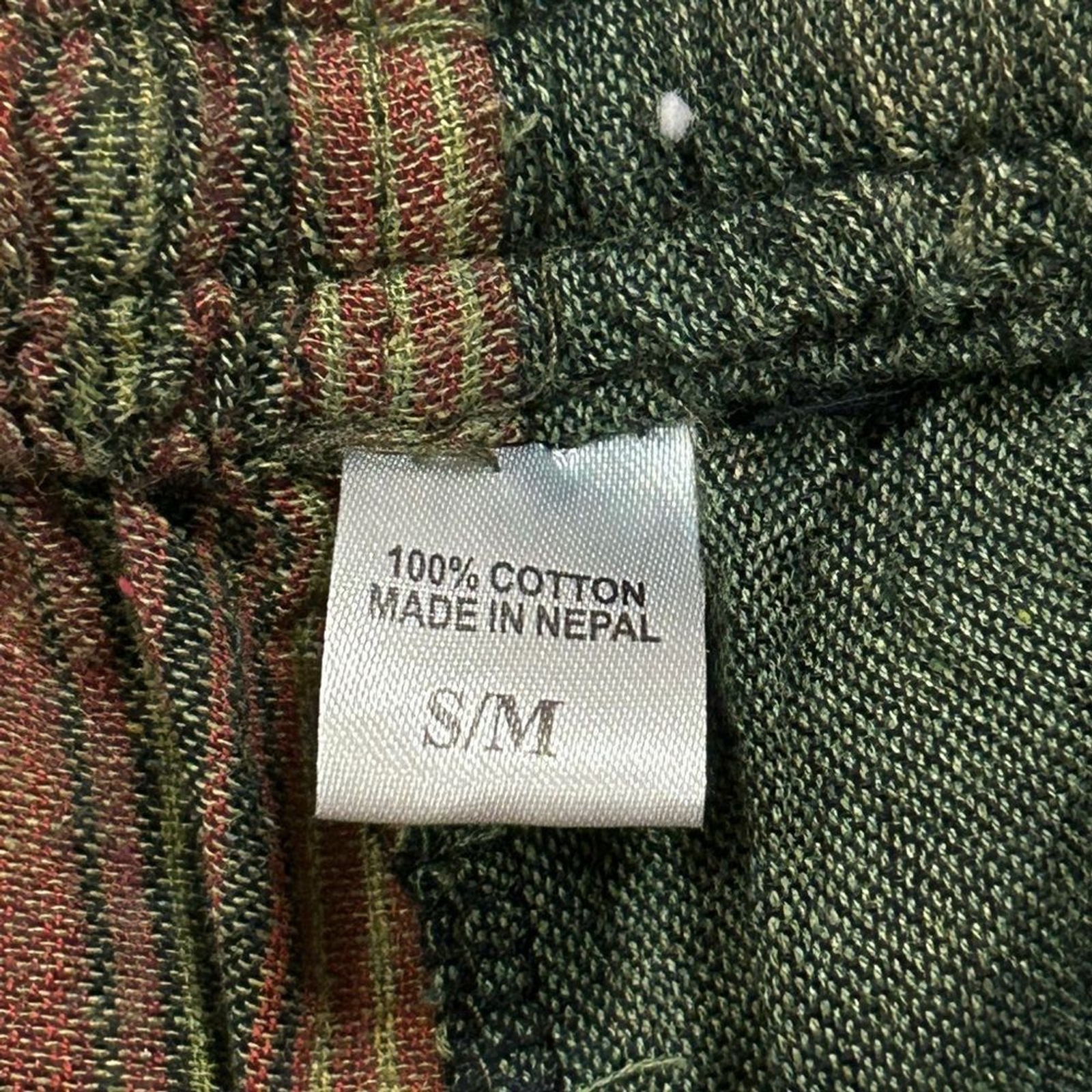 Hippie patchwork pants Cargo Drawstring Elastic w… - image 4