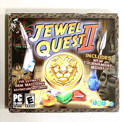 Jewel Quest 2 II PC CD-Rom Video Game W/ Tournament Mode 2007
