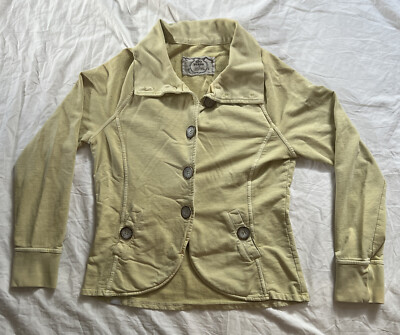 PrAna Parissa Cardigan Women s Large Beige Jacket Ladies Button Up Casual