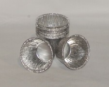 Small Foil Pudding Dishes Christmas Steak Pie Round Individual Basins Mini Xmas